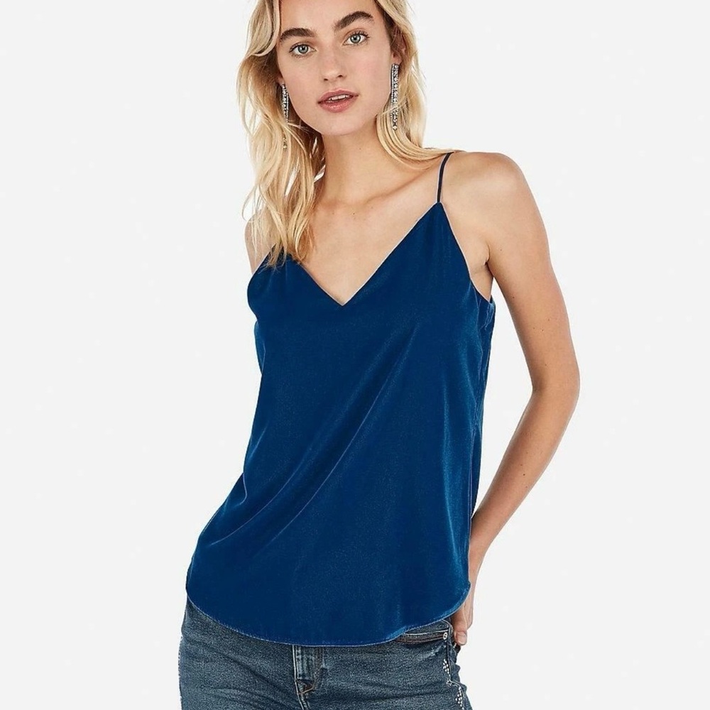 Express Deep Blue Camisole Top